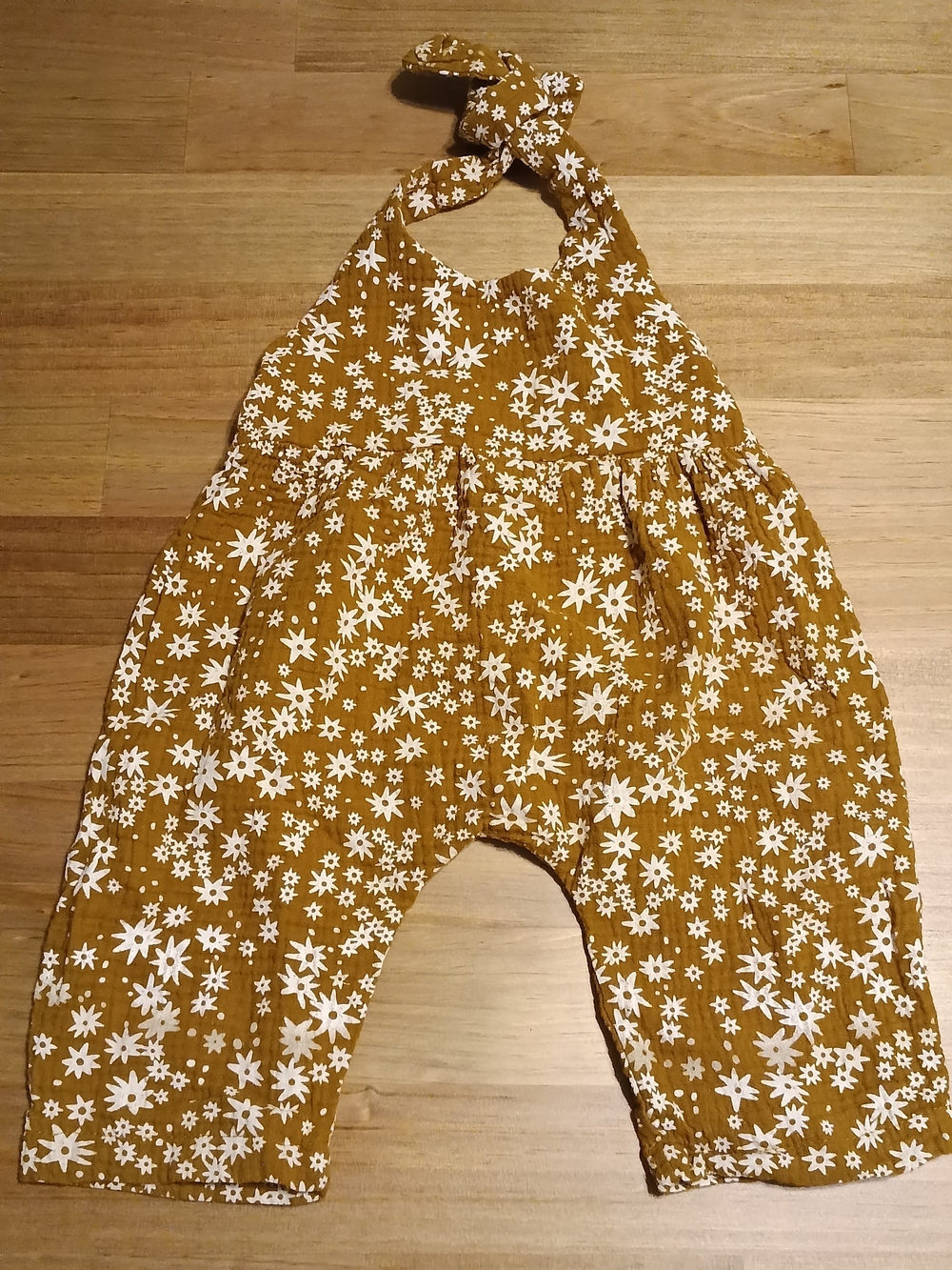 Toddler Floral Halter Jumpsuit
